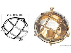 Lampada tartaruga tonda 155 mm